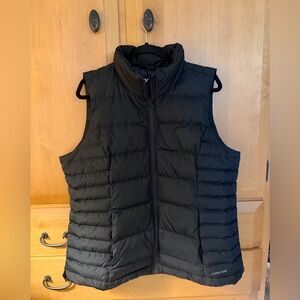 Lands' End Classic Down Black Puffer Vest XL/Tall
